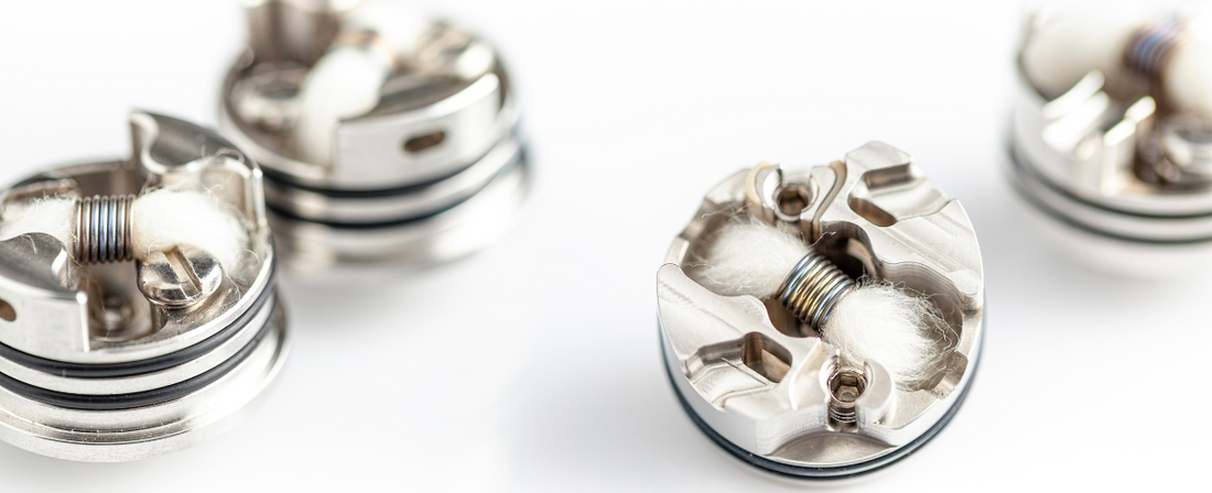 Coils being wicked