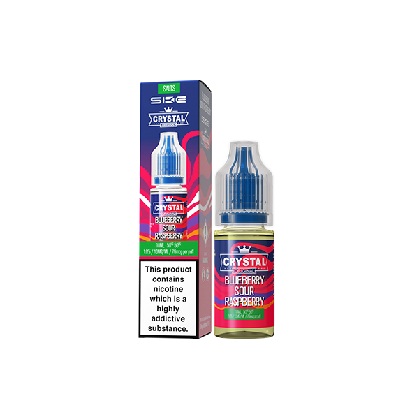 SKE Crystal Bar Original Nic Salts: Smooth 10mg Salts | Sweet Geez Vapes