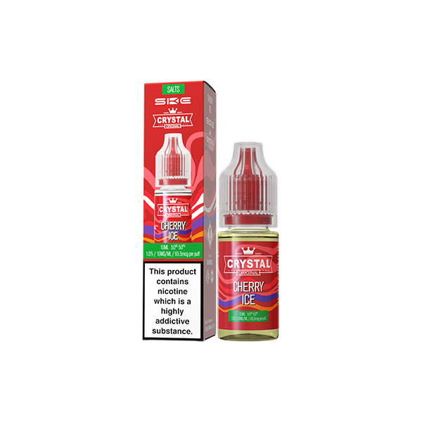 SKE Crystal Bar Original Nic Salts: Smooth 10mg Salts | Sweet Geez Vapes