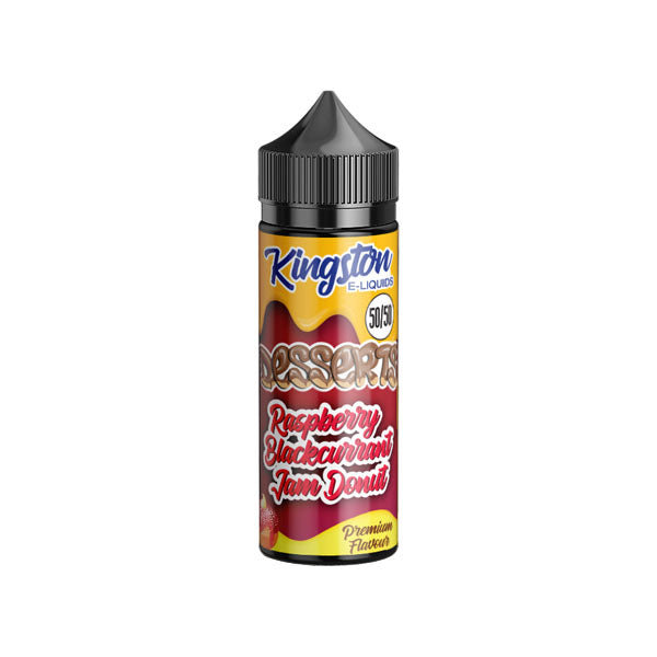Kingston Desserts Shortfill E-Liquid - 120ml (50VG/50PG)