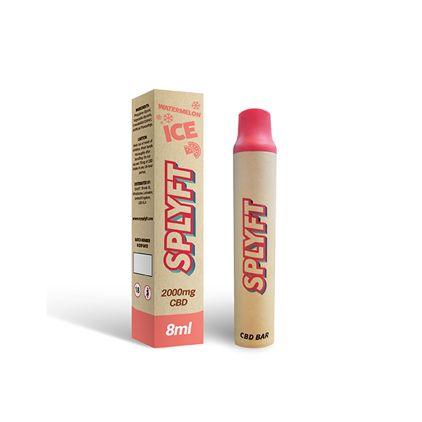 SPLYFT Eco Bar 2000mg CBD Vape Jetable Biodégradable - 3500 bouffées