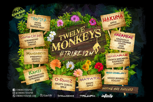 Twelve Monkeys e-liquids