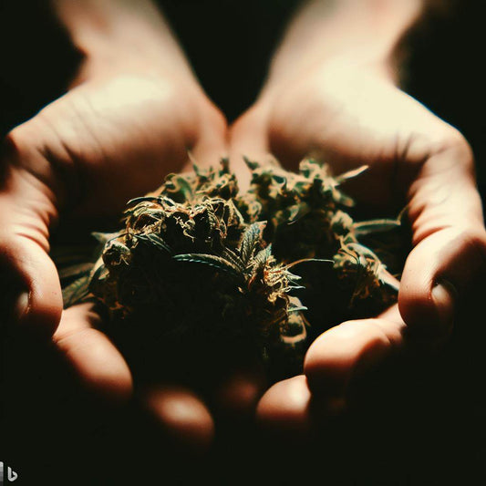 Marijuana in hands