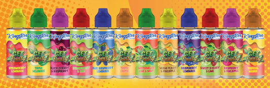 Kingston get fruity e-liquid banner