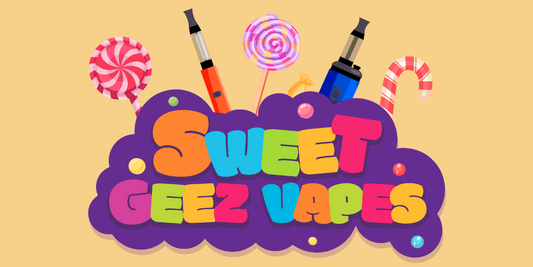 Sweet Geez Vapes rectangular logo