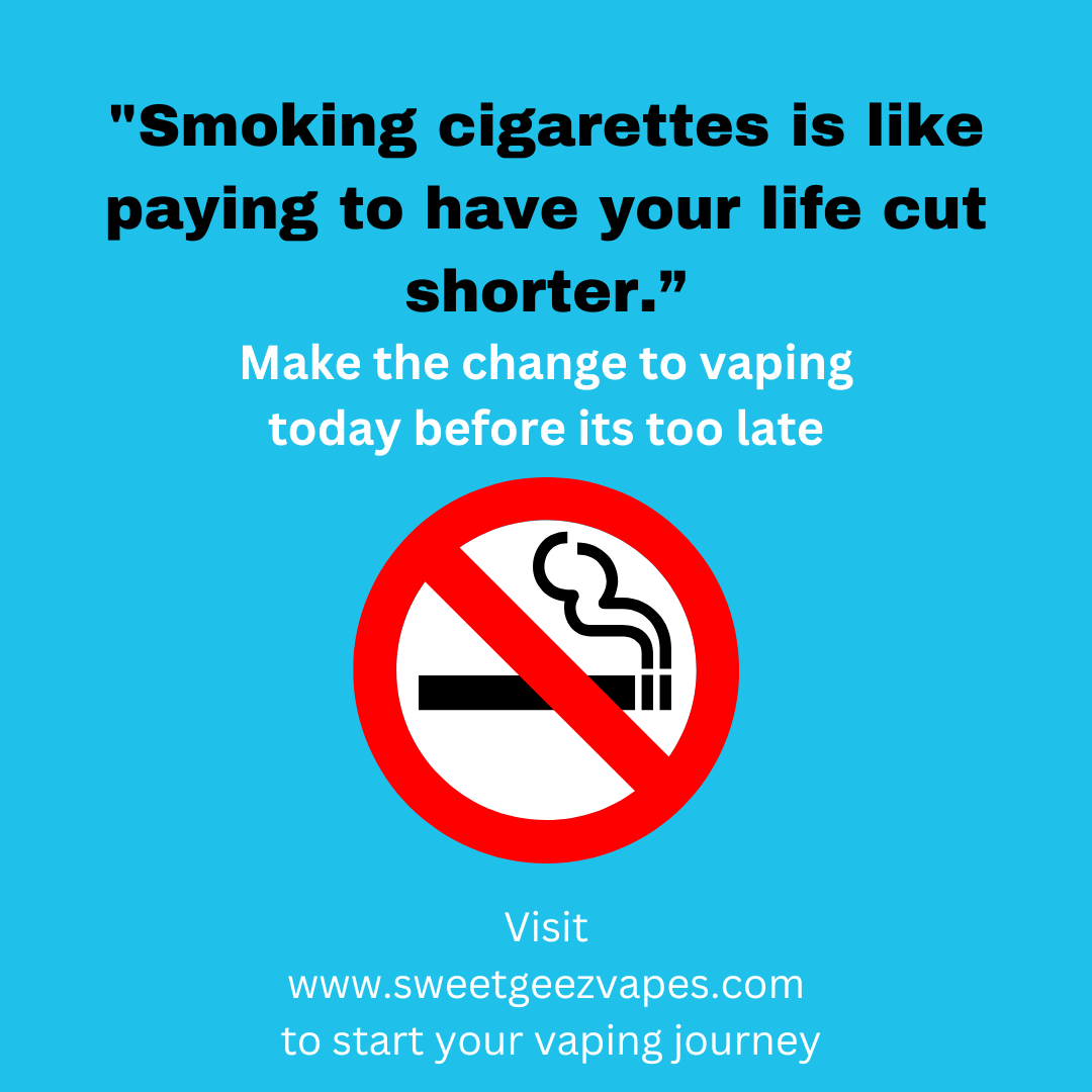 Smoking cigarettes is like paying to have your life cut shorter