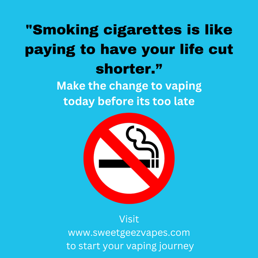 Smoking cigarettes is like paying to have your life cut shorter