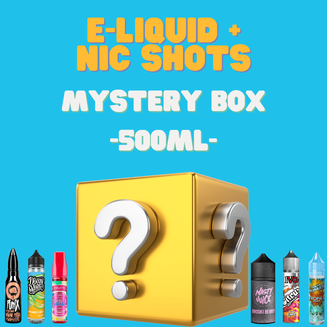 Mystery Box - E-liquid - 500ml - Shop Now at  Sweet Geez Vapes