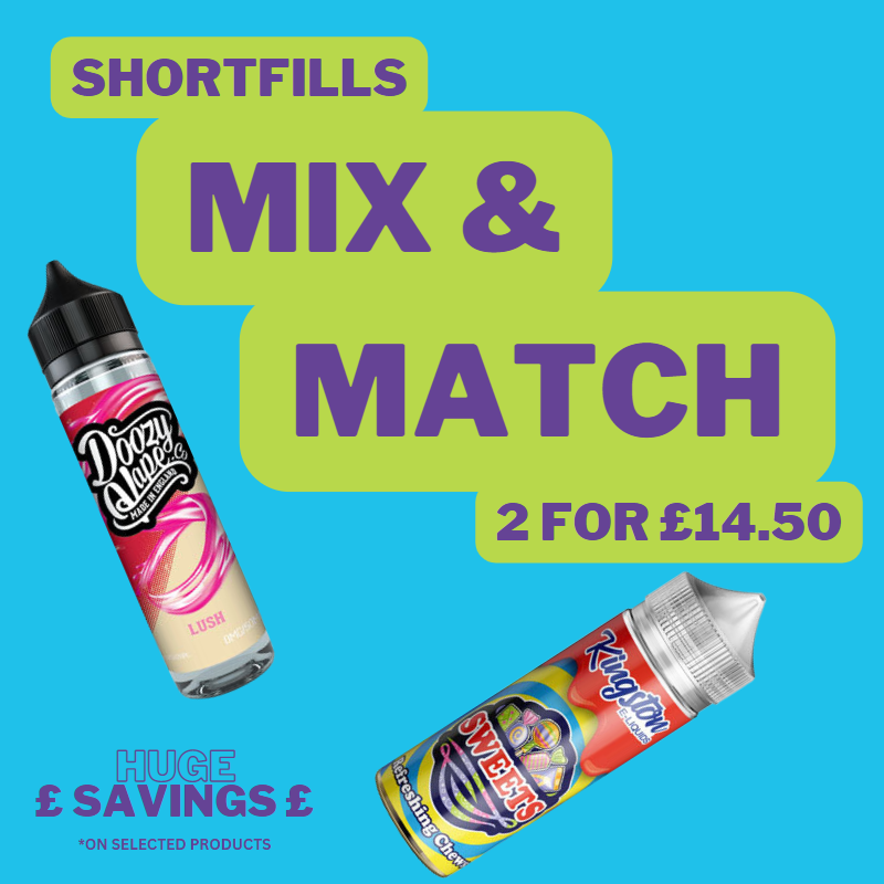 Mix & Mix Shortfills - 2 for £14.50