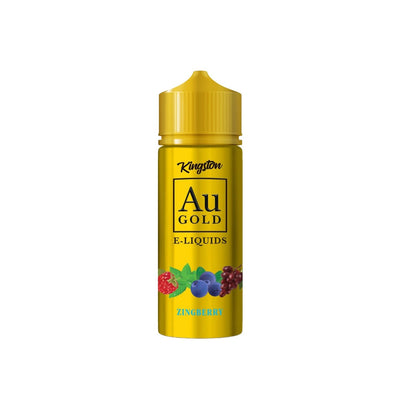 0 mg AU Gold par Kingston 100 ml E-liquide Shortfill (70VG/30PG)