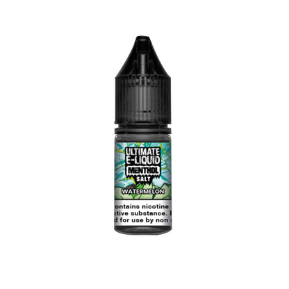 Ultimate E-liquid Menthol Nic Salts 10ml E-liquid | 10mg (50VG/50PG)