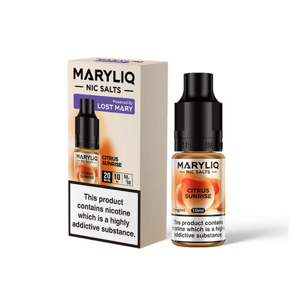 10mg MARYLIQ Nic Salt By Lost Mary - 10ml (50VG/50PG) - Shop Now at  Sweet Geez Vapes