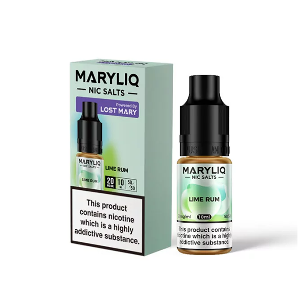 10mg MARYLIQ Nic Salt By Lost Mary - 10ml (50VG/50PG) - Shop Now at  Sweet Geez Vapes