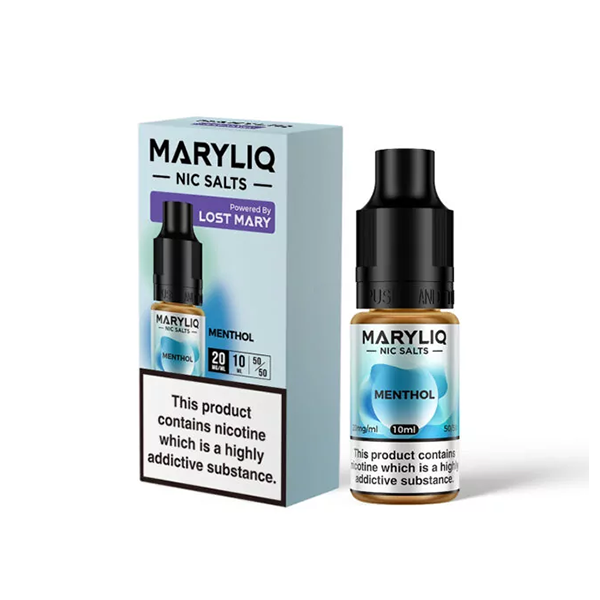 10mg MARYLIQ Nic Salt By Lost Mary 10ml (50VG/50PG) - Sweet Geez Vapes