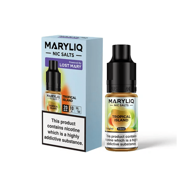 10mg MARYLIQ Nic Salt By Lost Mary - 10ml (50VG/50PG) - Shop Now at  Sweet Geez Vapes