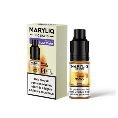 10mg MARYLIQ Nic Salt By Lost Mary 10ml (50VG/50PG) - Sweet Geez Vapes