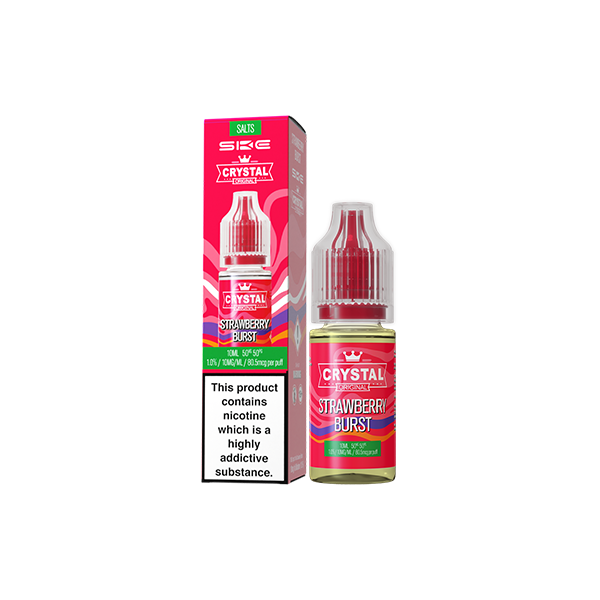 10mg SKE Crystal Original 10ml Nic Salts (50VG/50PG) - Sweet Geez Vapes