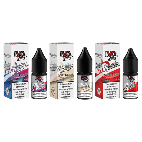 I VG Salt 10ml Nic Salts E-liquid | 10mg (50VG/50PG)