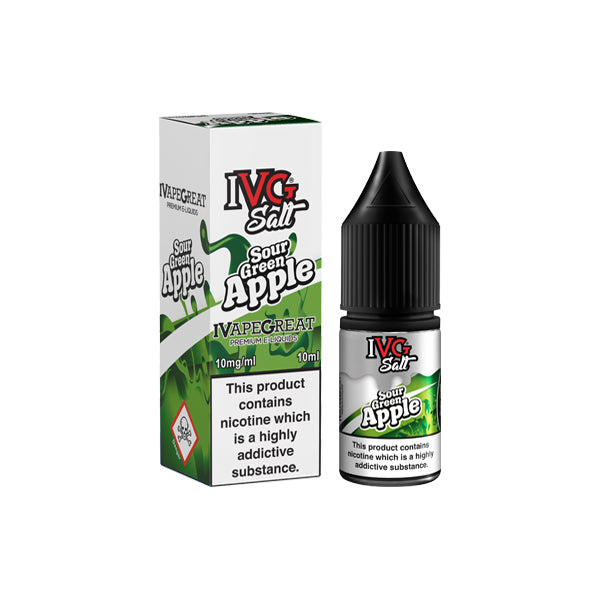 I VG Salt 10ml Nic Salts E-liquid | 20mg (50VG/50PG) - Shop Now at  Sweet Geez Vapes