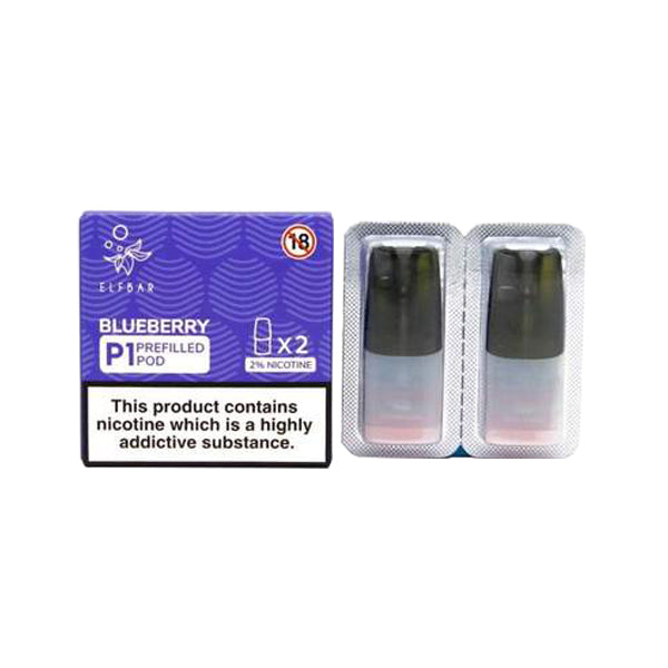 Elf Bar P1 Replacement Pods for ELF Mate 500 | 2ml 2-pack - Shop Now at  Sweet Geez Vapes