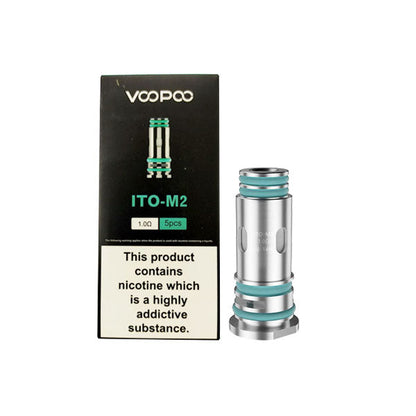 Bobines de remplacement Voopoo ITO série M | 1,0Ω/1,2Ω/0,5Ω | paquet de 5