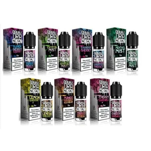 Double Drip 10ML Flavoured Nic Salts E Liquid | 20mg