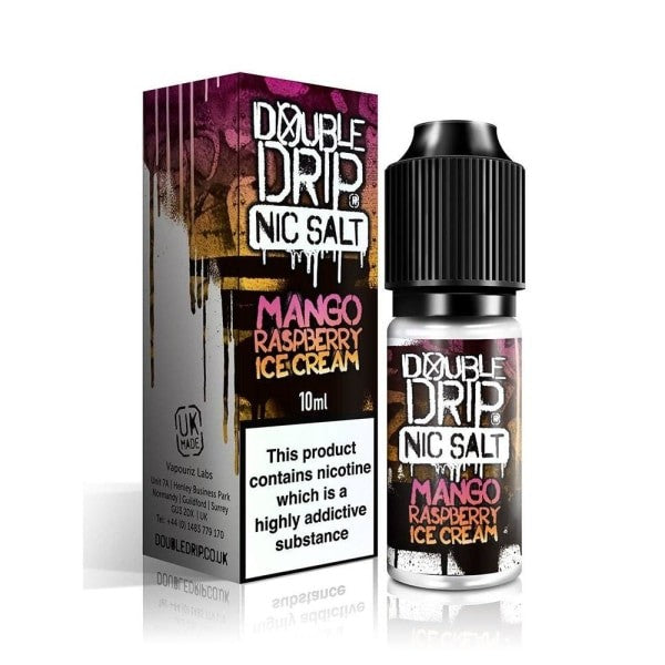 Double Drip 10ML Flavoured Nic Salts E Liquid | 20mg