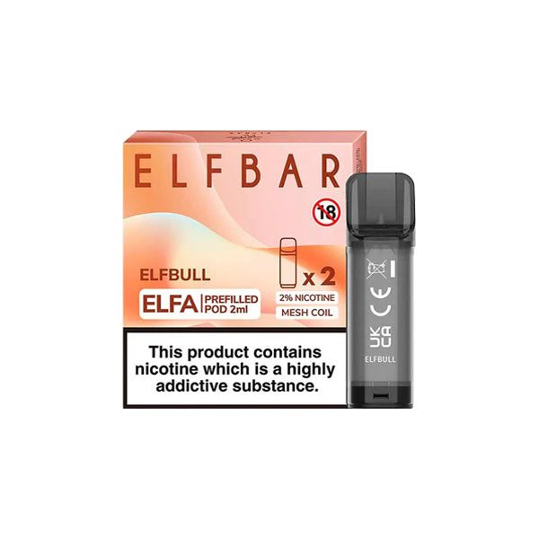 ELF Bar ELFA 20mg Replacement Prefilled Pods 2ml | 2-pack