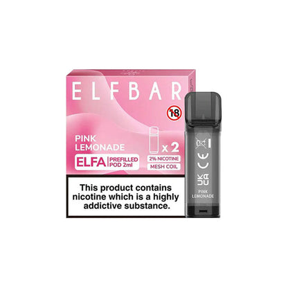 ELF Bar ELFA 20mg Replacement Prefilled Pods 2ml | 2-pack