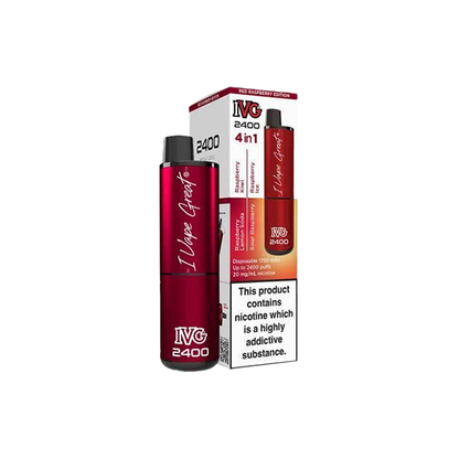  I VG 2400 Puff 4-in-1 Disposable Vape: Ultimate High Puff Disposable