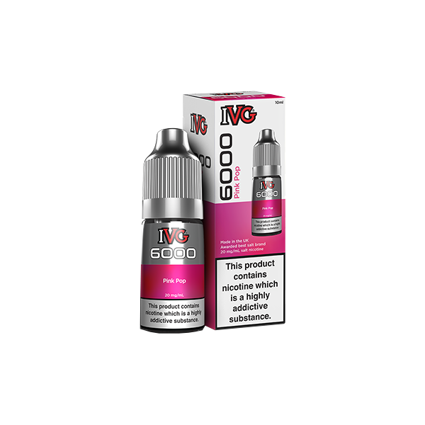 20mg IVG 6000 Nic Salts -  10ml (50VG/50PG) - Shop Now at  Sweet Geez Vapes