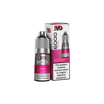 20mg IVG 6000 Nic Salts -  10ml (50VG/50PG) - Shop Now at  Sweet Geez Vapes