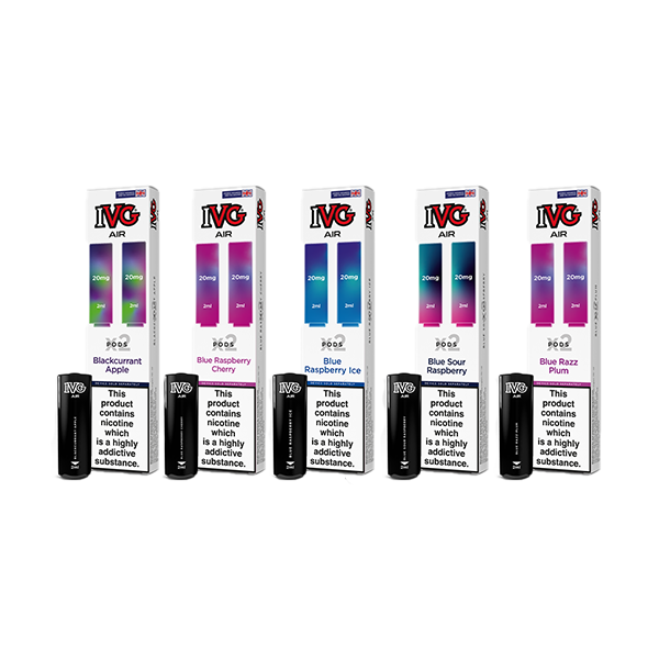  Shop IVG Air Prefilled Pods - 2ml, 20mg | Sweet Geez Vapes