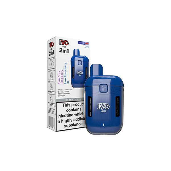  Shop IVG Air 2 in 1 Pod Vape Kits | 1200 Puffs | Sweet Geez Vapes