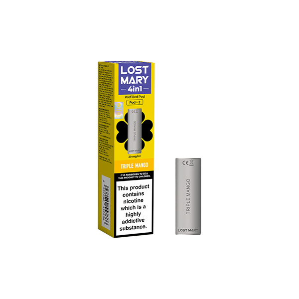 20mg Lost Mary 4in1 Prefilled Pods - 1200 Puffs - Shop Now at  Sweet Geez Vapes