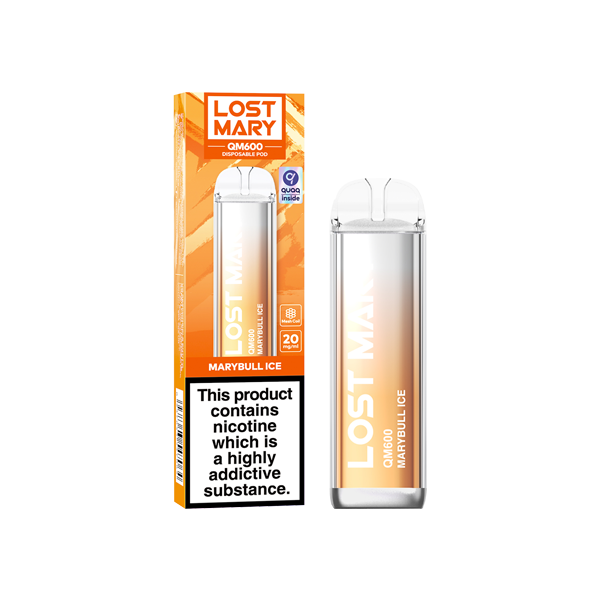 20mg ELF Bar Lost Mary QM600 Disposable Vape Device - 600 Puffs - Shop Now at  Sweet Geez Vapes