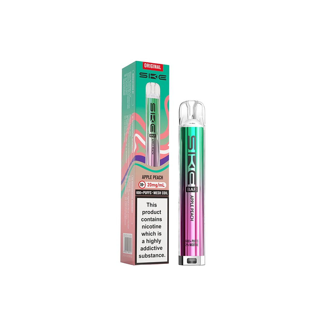20mg SKE Bar 600 Rechargeable Prefilled Pod Vape Kit