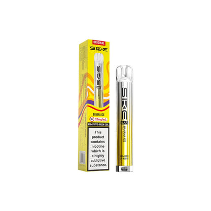 20mg SKE Bar 600 Rechargeable Prefilled Pod Vape Kit
