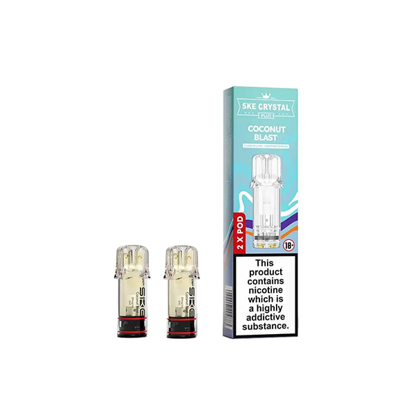 20 mg de dosettes de remplacement SKE Crystal Plus 2 pièces 1,1 Ω 2 ml