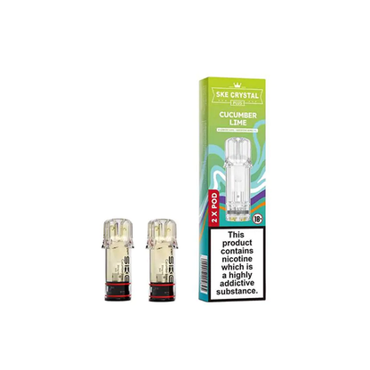 20 mg de dosettes de remplacement SKE Crystal Plus 2 pièces 1,1 Ω 2 ml