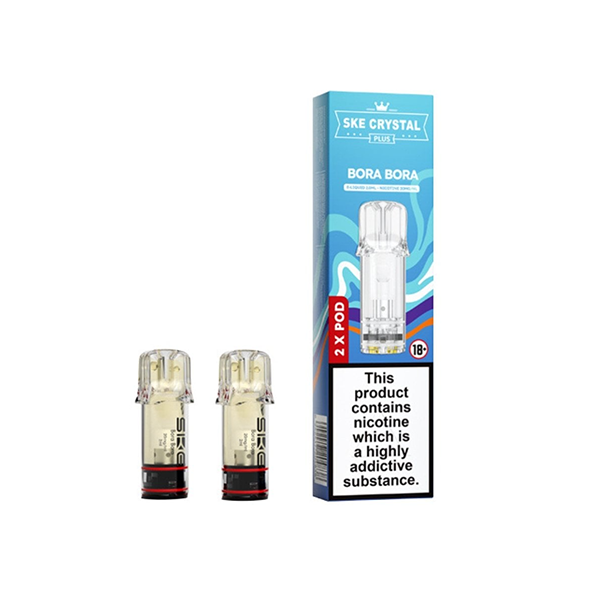 20 mg de dosettes de remplacement SKE Crystal Plus 2 pièces 1,1 Ω 2 ml