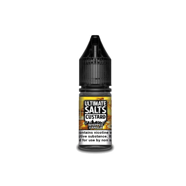 Ultimate Puff Salts Custard 10ML Flavoured Nic SaltsE-liquid |  10mg