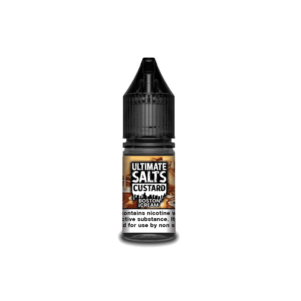 Ultimate Puff Salts Custard 10ML Flavoured Nic SaltsE-liquid |  10mg