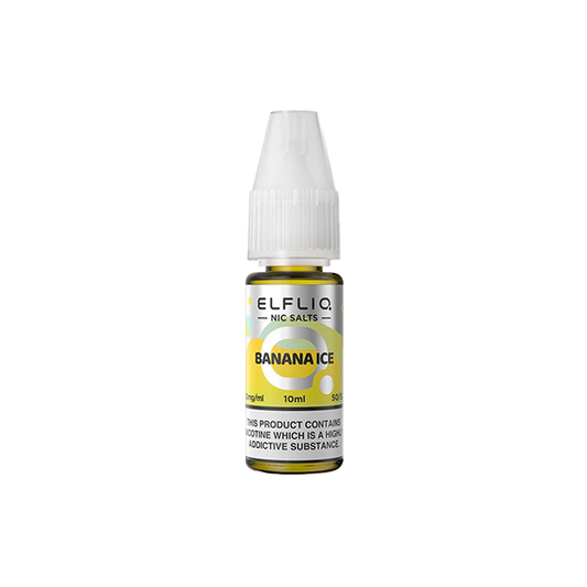  ELFLIQ By Elf Bar Nic Salts | 5mg Nicotine Strength | 50VG/50PG | 10ml Bottle