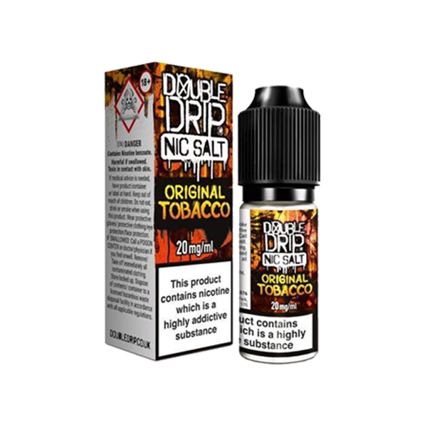 Double Drip 10ML Flavoured Nic Salts E Liquid | 10mg