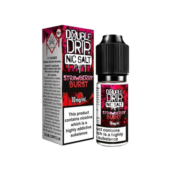 Double Drip 10ML Flavoured Nic Salts E Liquid | 10mg