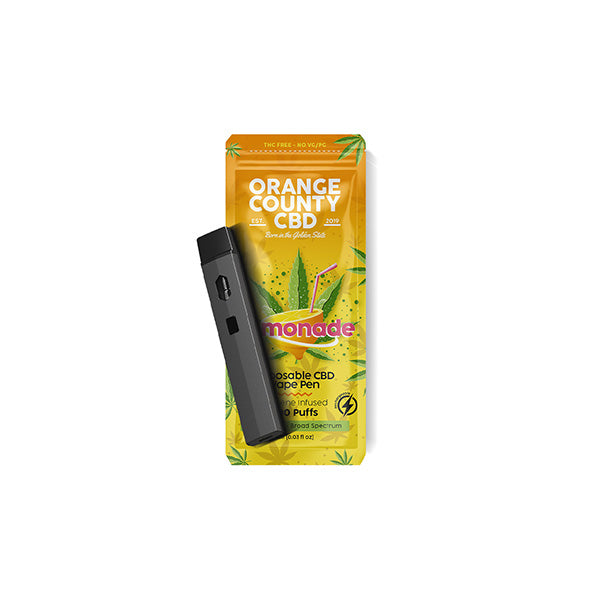 Vape desechable CBD de 600 mg de CBD del condado de Orange - 1 ml, 700 inhalaciones