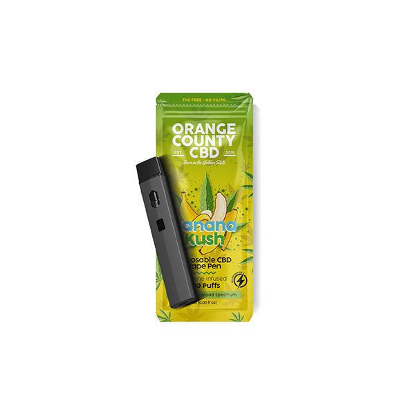 Orange County CBD 600 mg CBD Vape jetable - 1 ml 700 bouffées