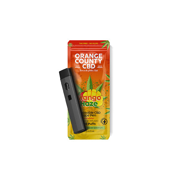  Shop Orange County CBD 600mg Disposable Vape | Sweet Geez Vapes