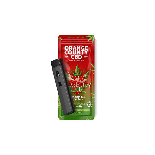 Orange County CBD 600 mg CBD Vape jetable - 1 ml 700 bouffées